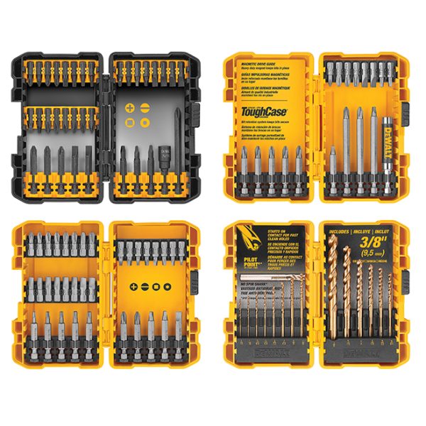 DWA24CASE2TWRC Ajouter à ma liste d'achats Ensemble d'accessoires magnétiques DEWALT, 100 pièces, métal, étui de protection rigide