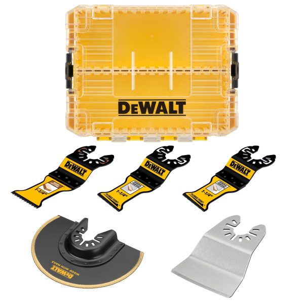 DWA425GSET Assortiment de lames oscillantes avec boîtier (5 pièces)