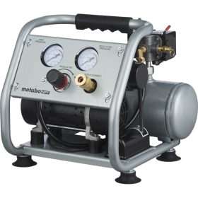 EM28MM Compresseur d'air portable silencieux sans huile de 1 gallon