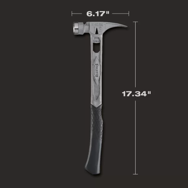 TIB15MC Marteau en titane fraisé/courbé TIBONE de 15 oz – Image 2