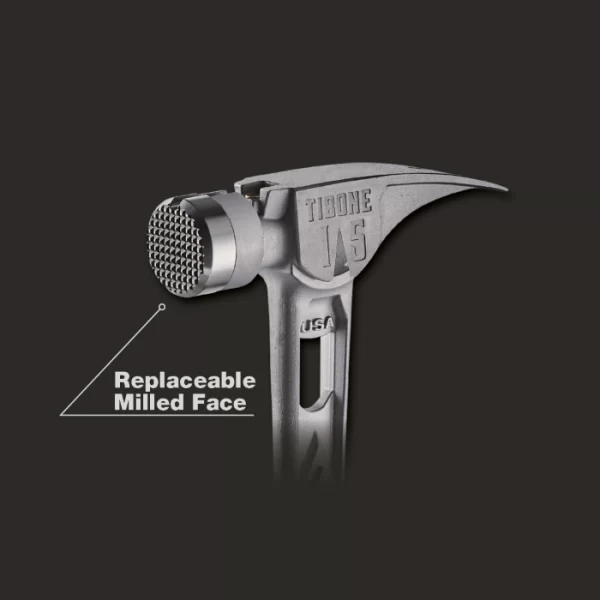 TIB15MC Marteau en titane fraisé/courbé TIBONE de 15 oz – Image 3