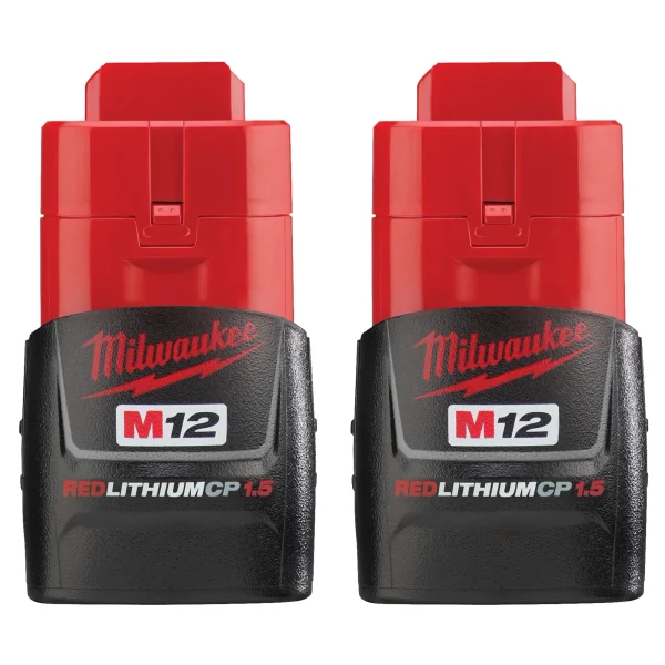 48-11-2411 Paquet de deux batteries compactes M12 REDLITHIUM