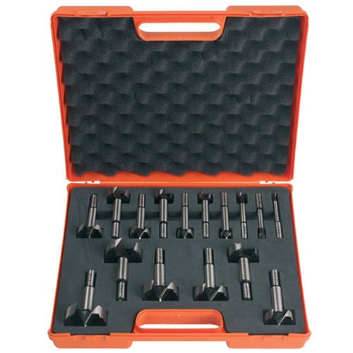 537.000.16 COFFRET DE 16 MÈCHES FORSTNER SP S=3/8'' D=1/4'' 2-1/8'' DR.