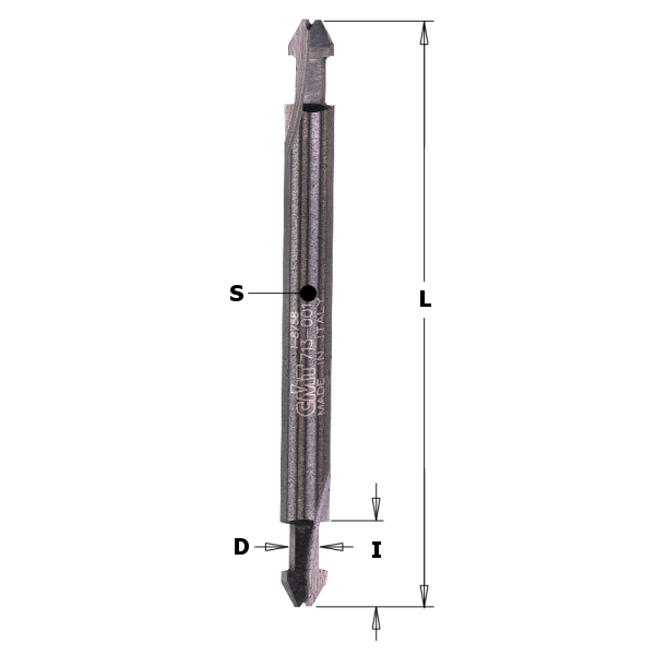 813.001.11 FRAISE POUR BOURRELETS HWM S=1/4'' D=9/64'' I=5/16''