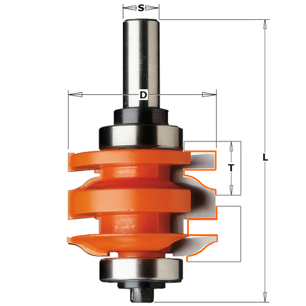 891.521.11 FRAISE POUR JOINTS PROFIL ET CONTREPROFIL (M+F) HW