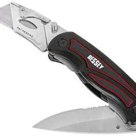 DBKAH-2B COUTEAU UTILITAIRE REPLIABLE À DOUBLE LAME