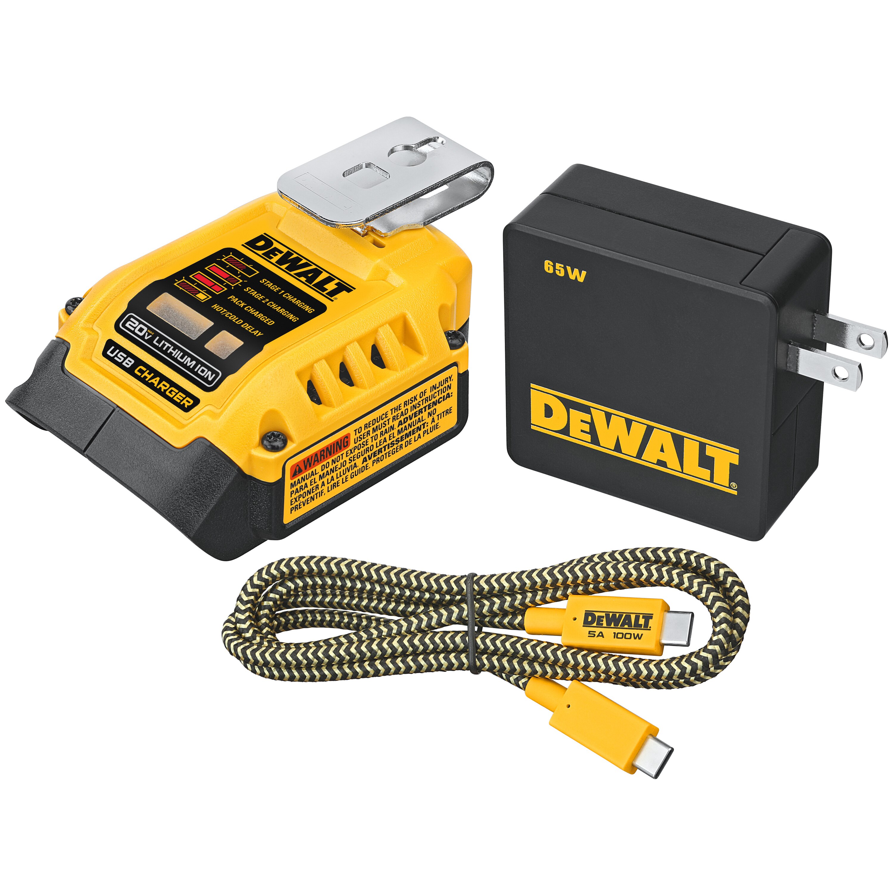DCB094K ENSEMBLE CHARGEUR USB