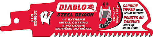 DS0408CFC LAME DE 4'' POUR SCIE ALTERNATIVE