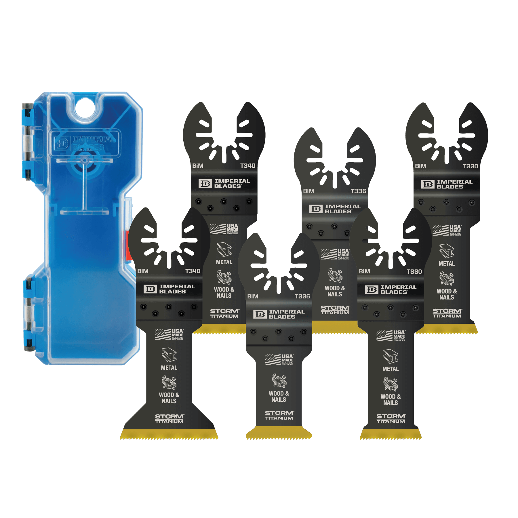 IBOATV-6 PACK DE VARIÉTÉS MÉTAL/BOIS ONE FIT STORM TITANIUM