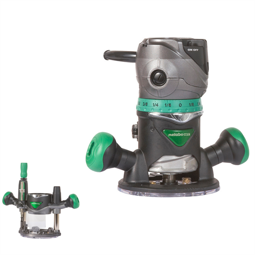 KM12VCM Toupie à base fixe / plongeante à vitesse variable de 2-1 / 4 HP crête