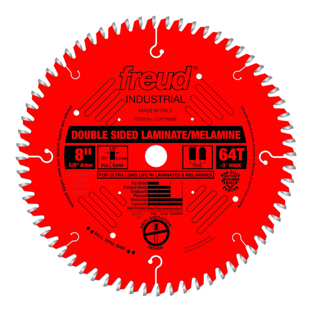LU97R008 LAME ROUGE 8 PO - 64 DENTS