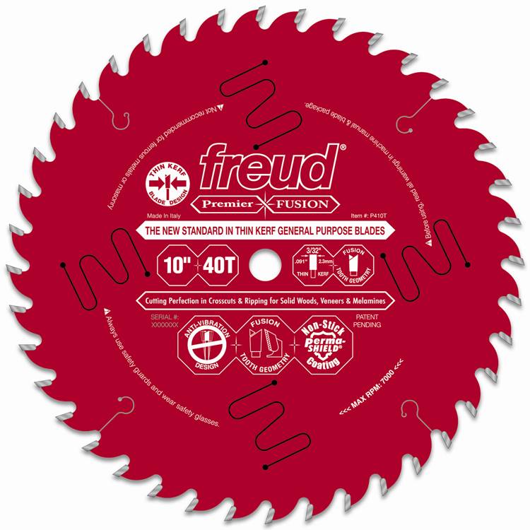 P410T LAME FREUD FUSION 40 DENTS