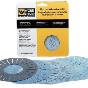 WSSA0002002 ENS. DE PAPIERS ABRASIFS POUR SYSTÈME D'AIGUISAGE